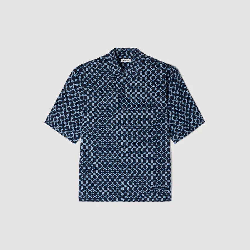 Link print loose-fit shirt Link print loose-fit shirt