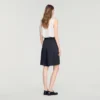 Long high-waisted pleated shorts Long high-waisted pleated shorts