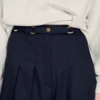 Long pleated wool shorts Long pleated wool shorts
