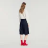 Long pleated wool shorts Long pleated wool shorts