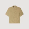 Loose-fit chain link print shirt Loose-fit chain link print shirt