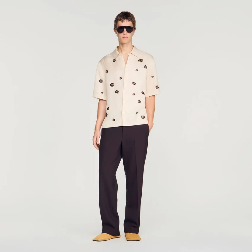 Loose-fit floral shirt Loose-fit floral shirt
