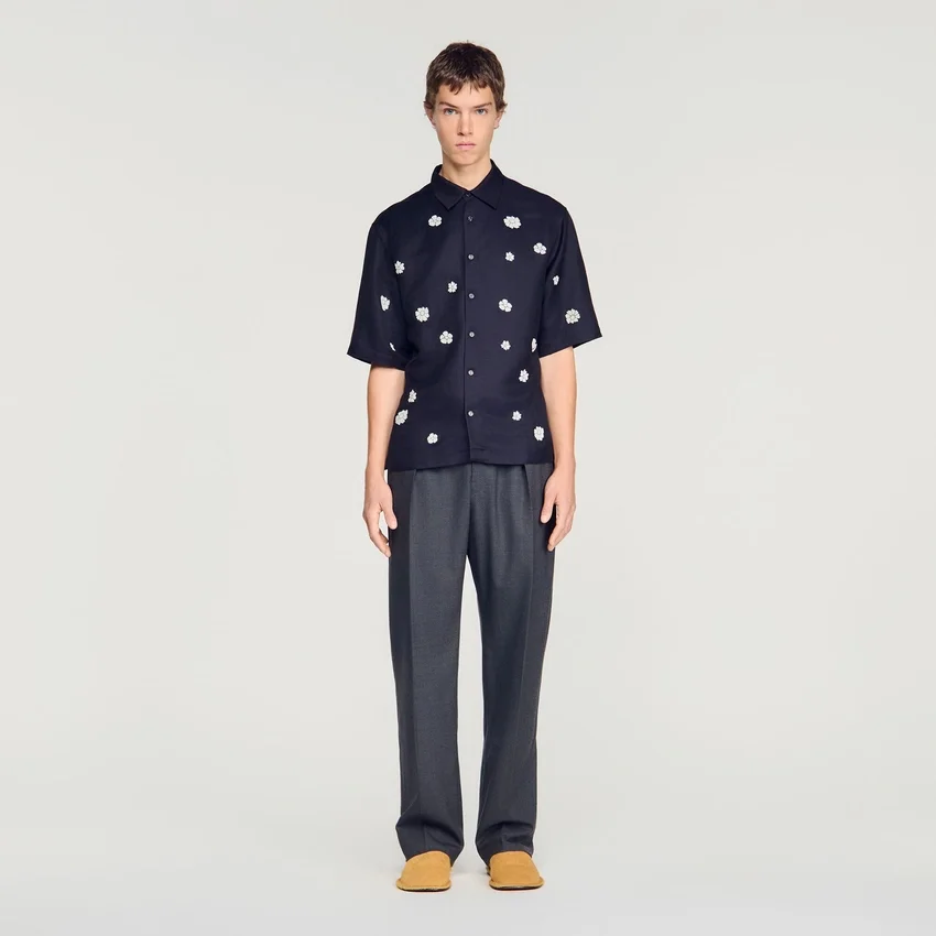 Loose-fit floral shirt Loose-fit floral shirt