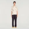Loose-fit floral shirt Loose-fit floral shirt
