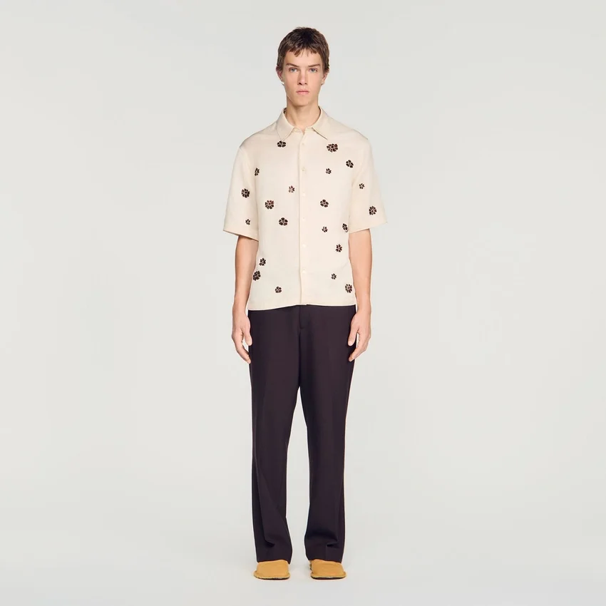 Loose-fit floral shirt Loose-fit floral shirt