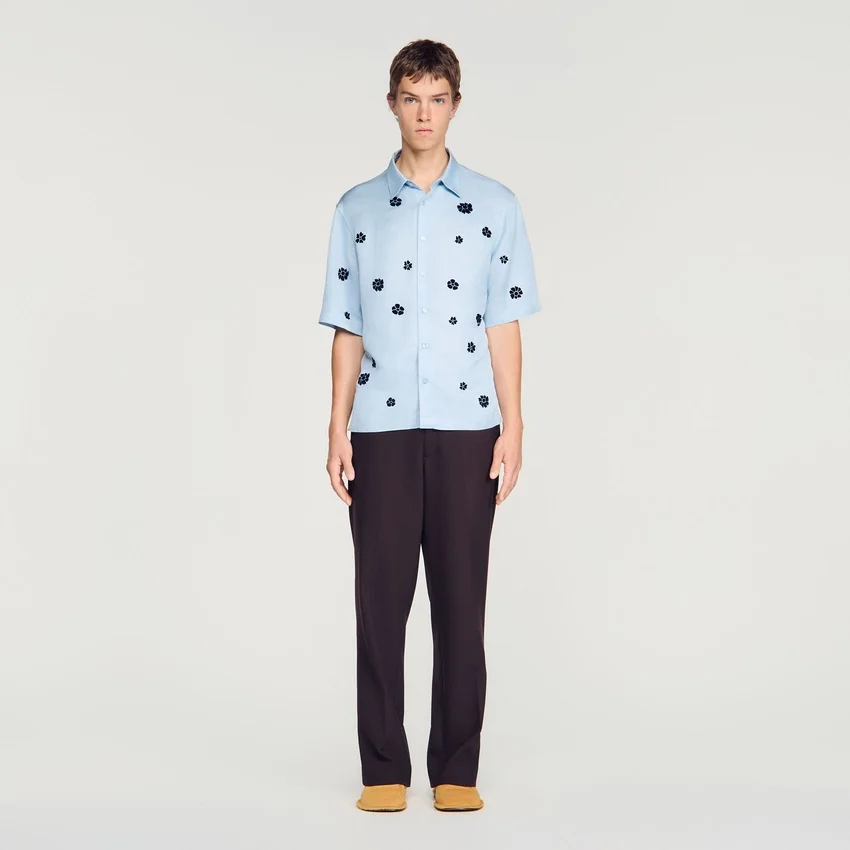 Loose-fit floral shirt Loose-fit floral shirt