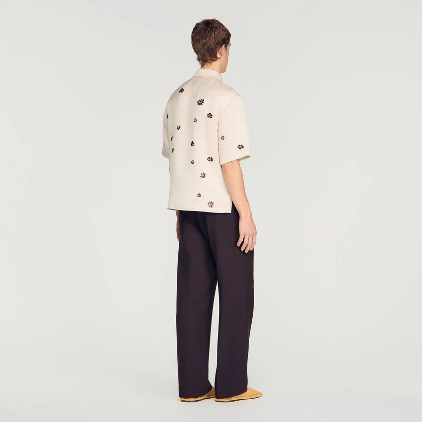 Loose-fit floral shirt Loose-fit floral shirt