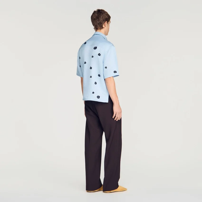 Loose-fit floral shirt Loose-fit floral shirt
