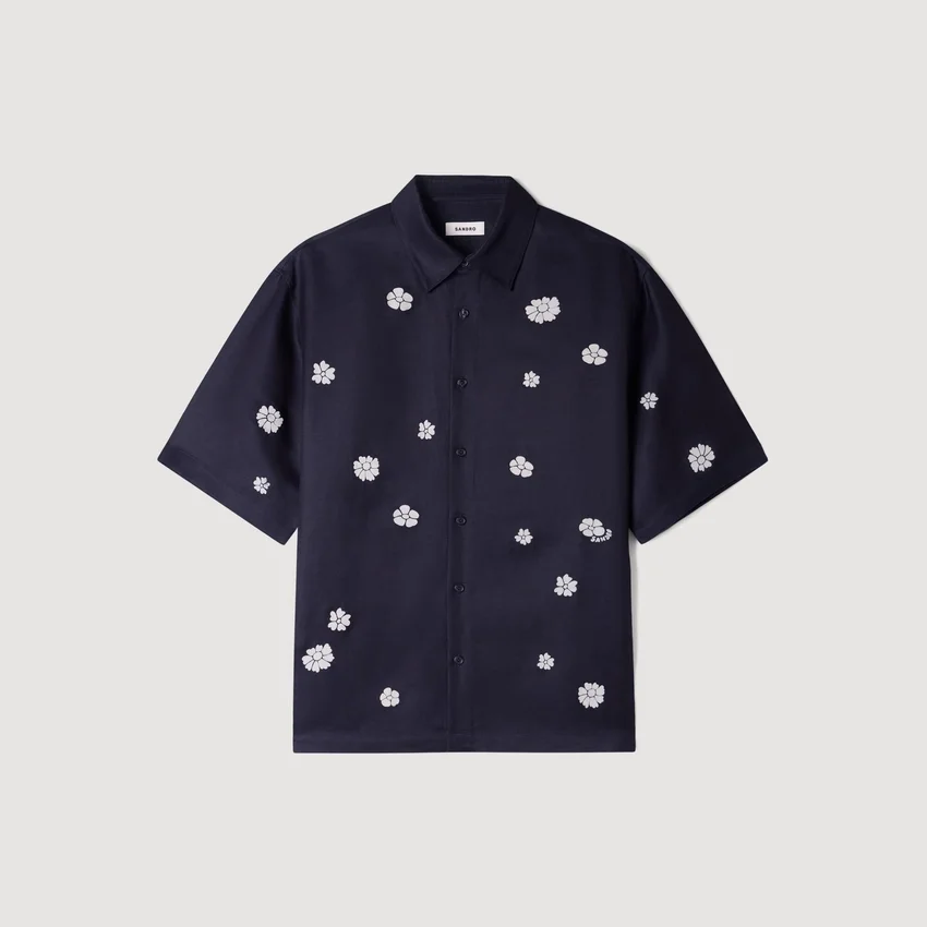 Loose-fit floral shirt Loose-fit floral shirt