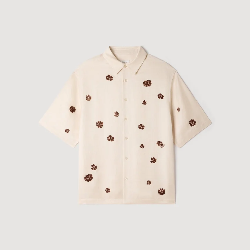 Loose-fit floral shirt Loose-fit floral shirt
