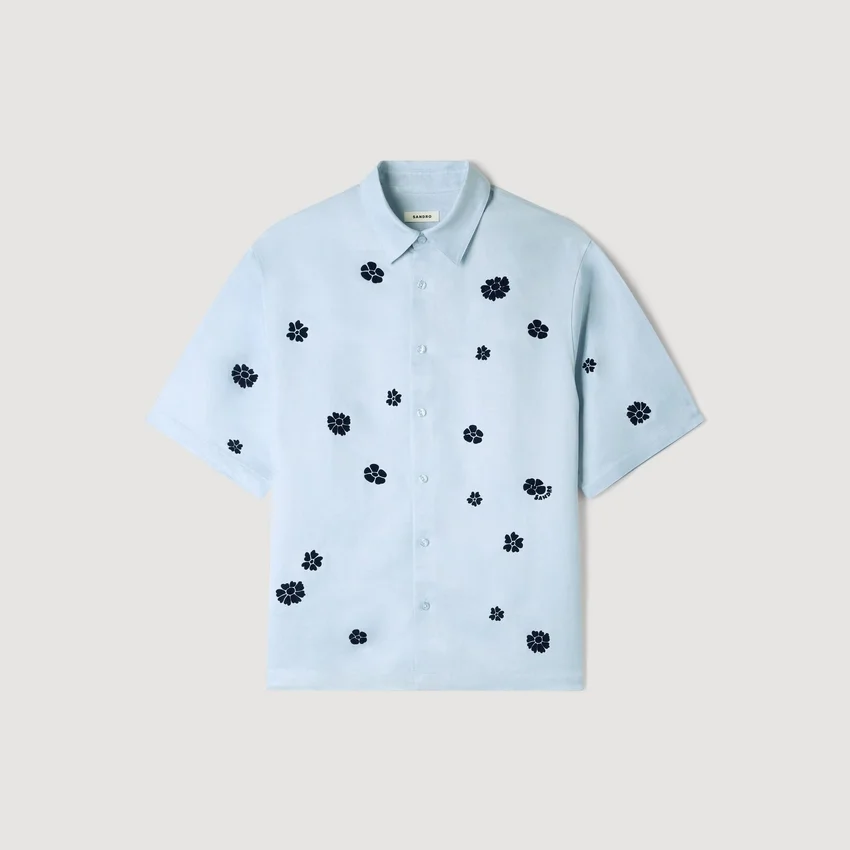 Loose-fit floral shirt Loose-fit floral shirt