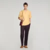 Loose-fit shark collar shirt Loose-fit shark collar shirt
