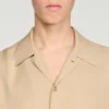 Loose-fit shark collar shirt Loose-fit shark collar shirt