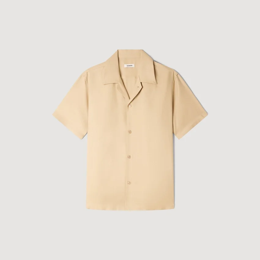 Loose-fit shark collar shirt Loose-fit shark collar shirt