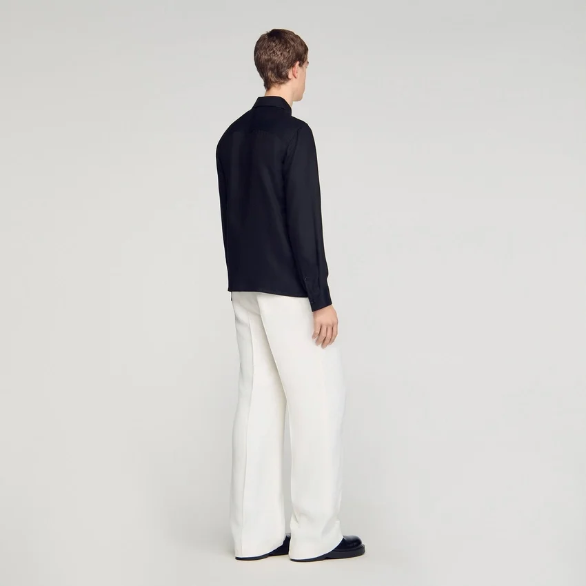 Loose-fit zip-up shirt Loose-fit zip-up shirt