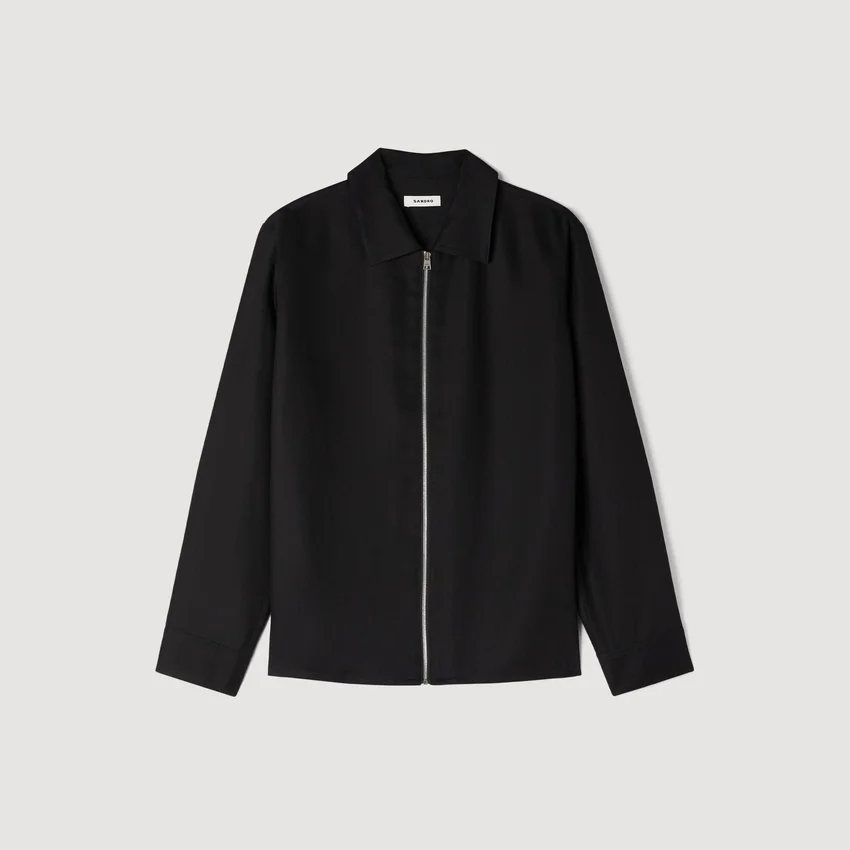 Loose-fit zip-up shirt Loose-fit zip-up shirt