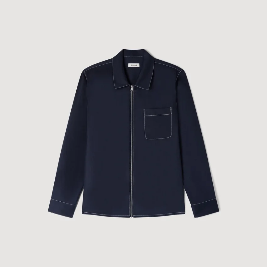 Loose-fit zip-up shirt Loose-fit zip-up shirt