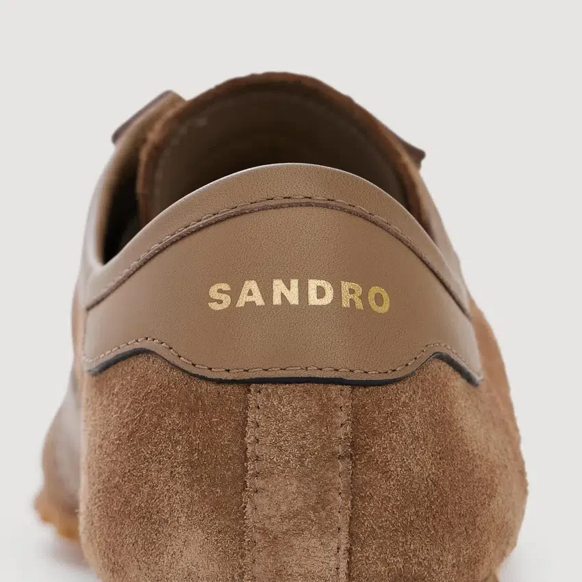 Low-top leather and suede sneakers Low-top leather and suede sneakers