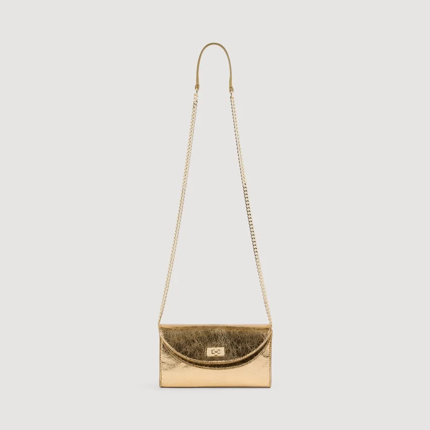 Mambo metallic leather clutch Mambo metallic leather clutch
