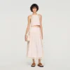 Maxi cotton skirt with trim Maxi cotton skirt with trim