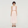 Maxi cotton skirt with trim Maxi cotton skirt with trim