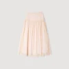 Maxi cotton skirt with trim Maxi cotton skirt with trim