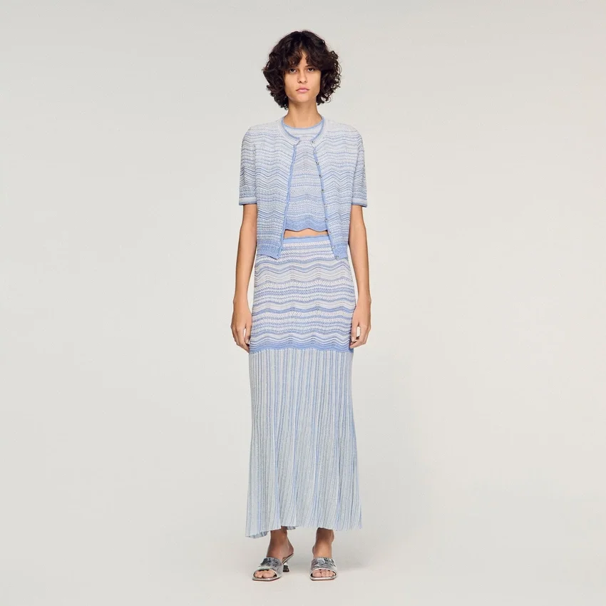 Maxi decorative knit skirt Maxi decorative knit skirt