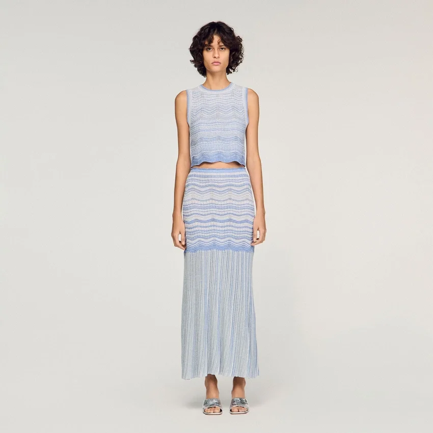 Maxi decorative knit skirt Maxi decorative knit skirt