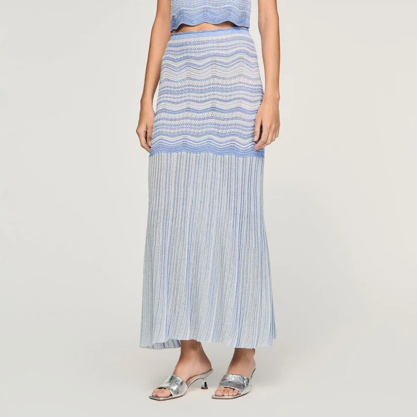 Maxi decorative knit skirt Maxi decorative knit skirt