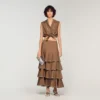 Maxi ruffled rhinestone skirt Maxi ruffled rhinestone skirt