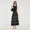 Maxi ruffled rhinestone skirt Maxi ruffled rhinestone skirt