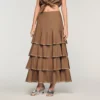 Maxi ruffled rhinestone skirt Maxi ruffled rhinestone skirt