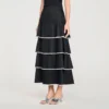 Maxi ruffled rhinestone skirt Maxi ruffled rhinestone skirt