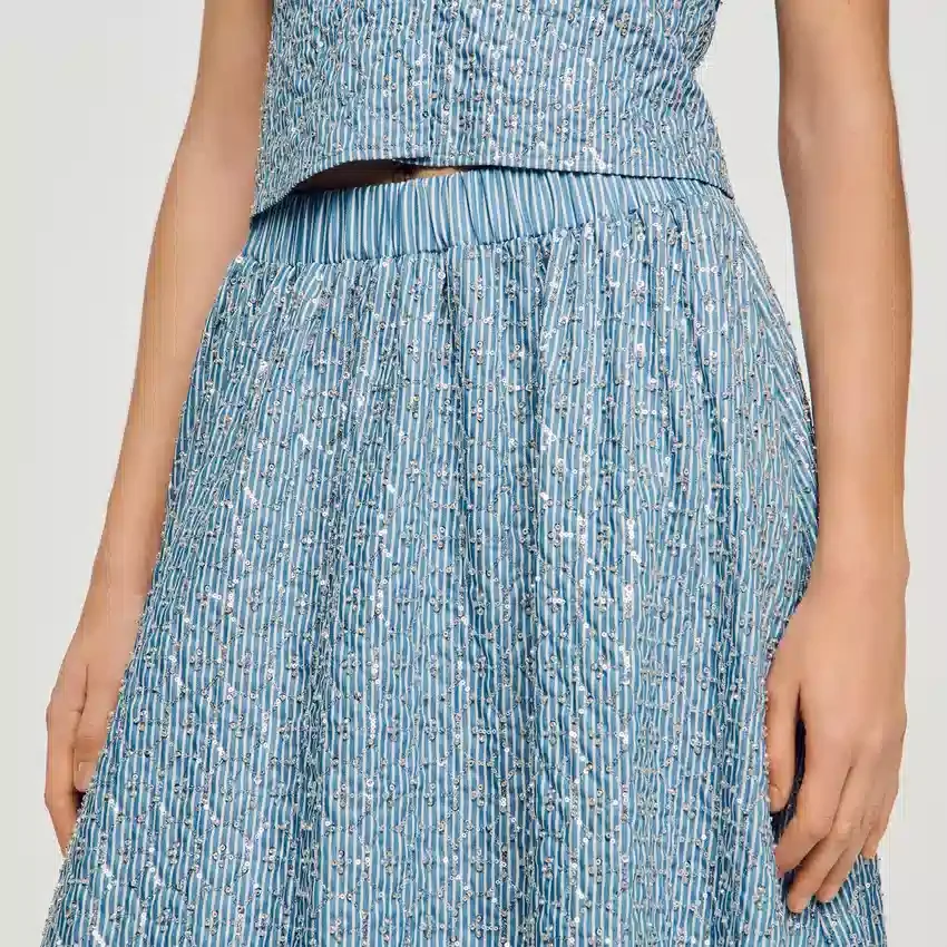 Maxi sequined skirt Maxi sequined skirt