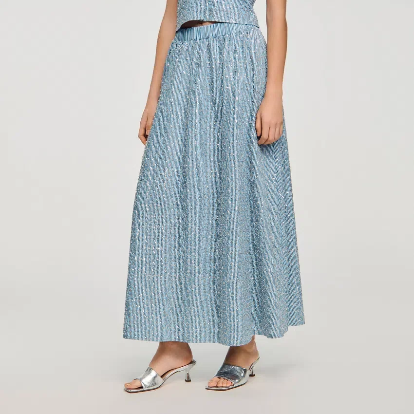 Maxi sequined skirt Maxi sequined skirt
