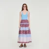 Maxi striped cotton skirt Maxi striped cotton skirt