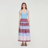 Maxi striped cotton skirt Maxi striped cotton skirt
