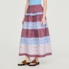 Maxi striped cotton skirt Maxi striped cotton skirt