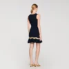 Metal chain knit mini dress Metal chain knit mini dress