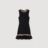 Metal chain knit mini dress Metal chain knit mini dress
