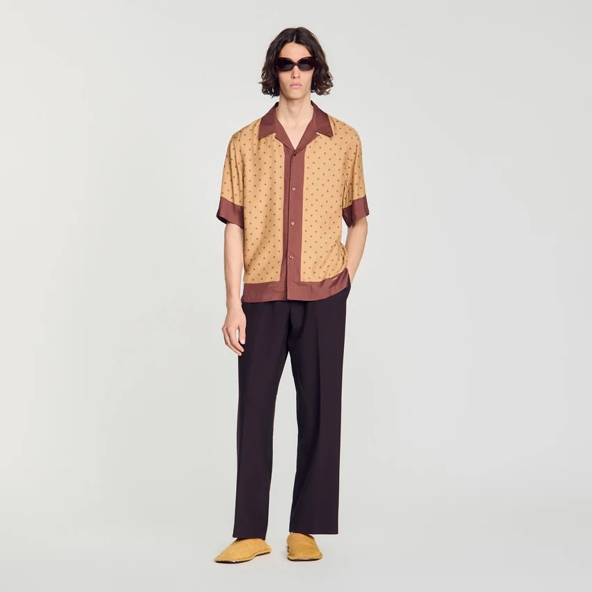 Micro cross motif shirt Micro cross motif shirt
