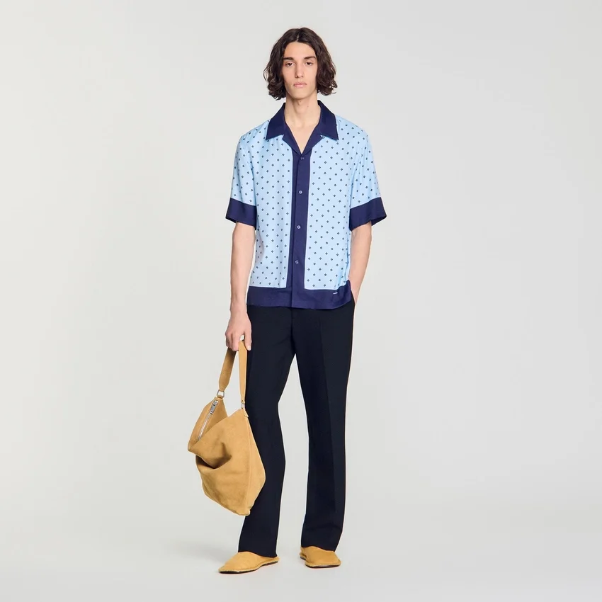 Micro cross motif shirt Micro cross motif shirt