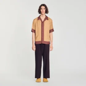 Micro cross motif shirt