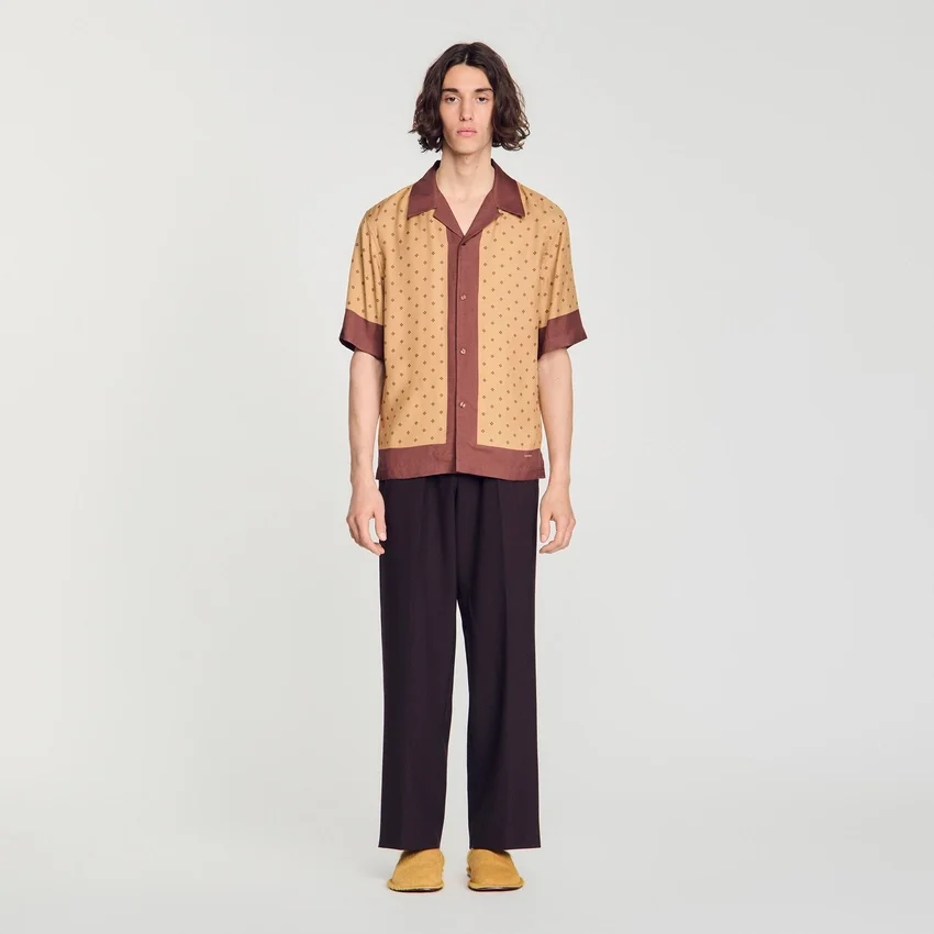 Micro cross motif shirt Micro cross motif shirt