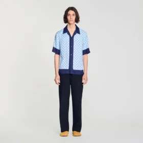 Micro cross motif shirt
