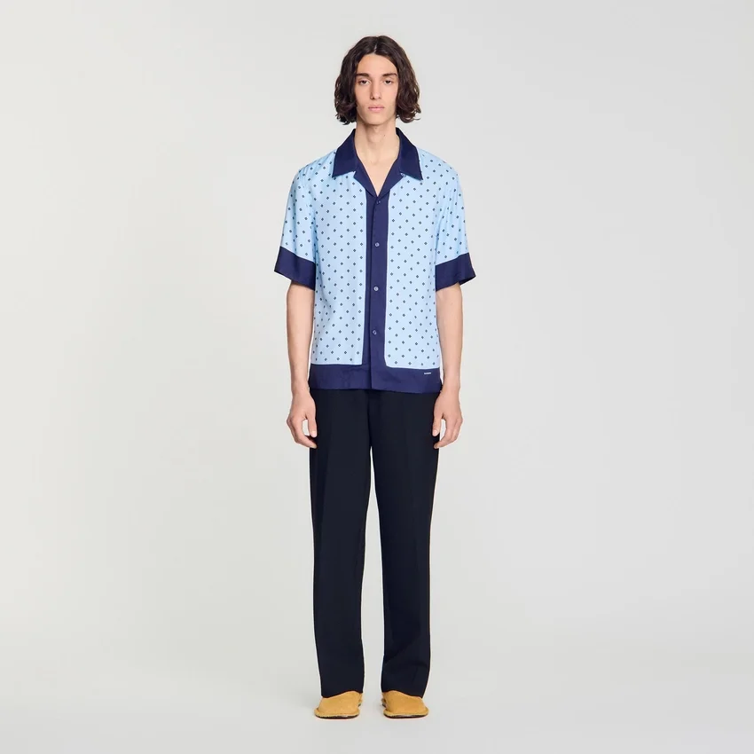 Micro cross motif shirt Micro cross motif shirt