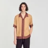 Micro cross motif shirt Micro cross motif shirt