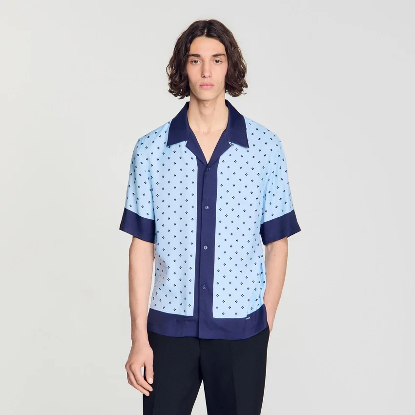 Micro cross motif shirt Micro cross motif shirt