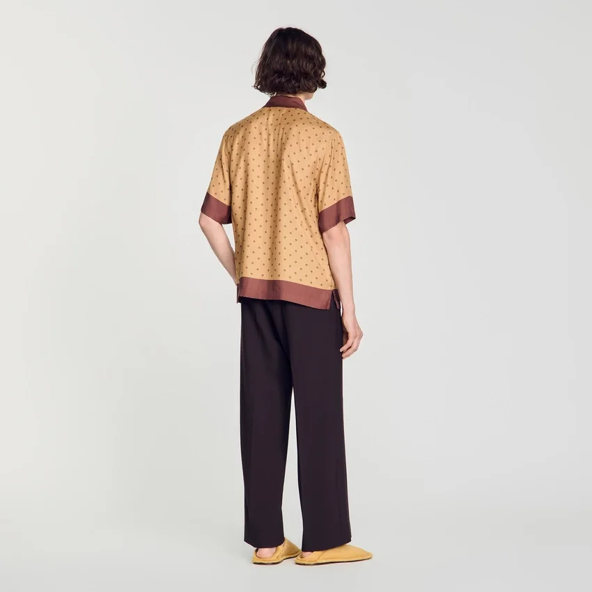 Micro cross motif shirt Micro cross motif shirt