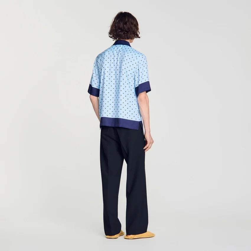Micro cross motif shirt Micro cross motif shirt